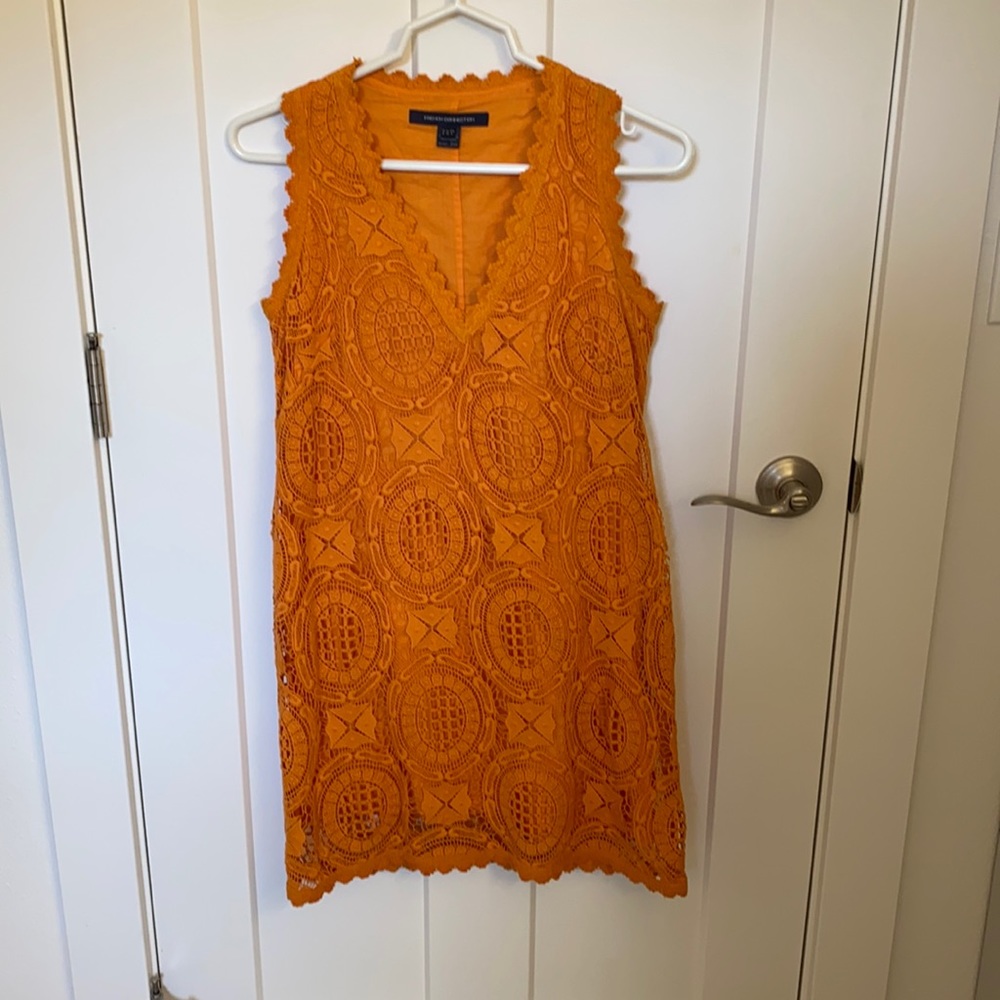 French Connection Crochet Shift Dress.
